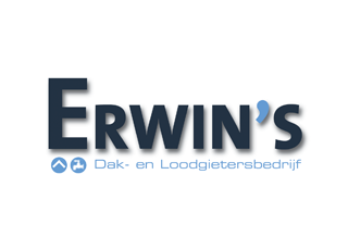 Erwin's dak- en loodgietersbedrijf, klant van grafisch ontwerpbureau Studio Thijssen